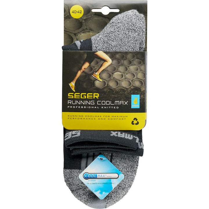 Løbestrømper Running Coolmax Black