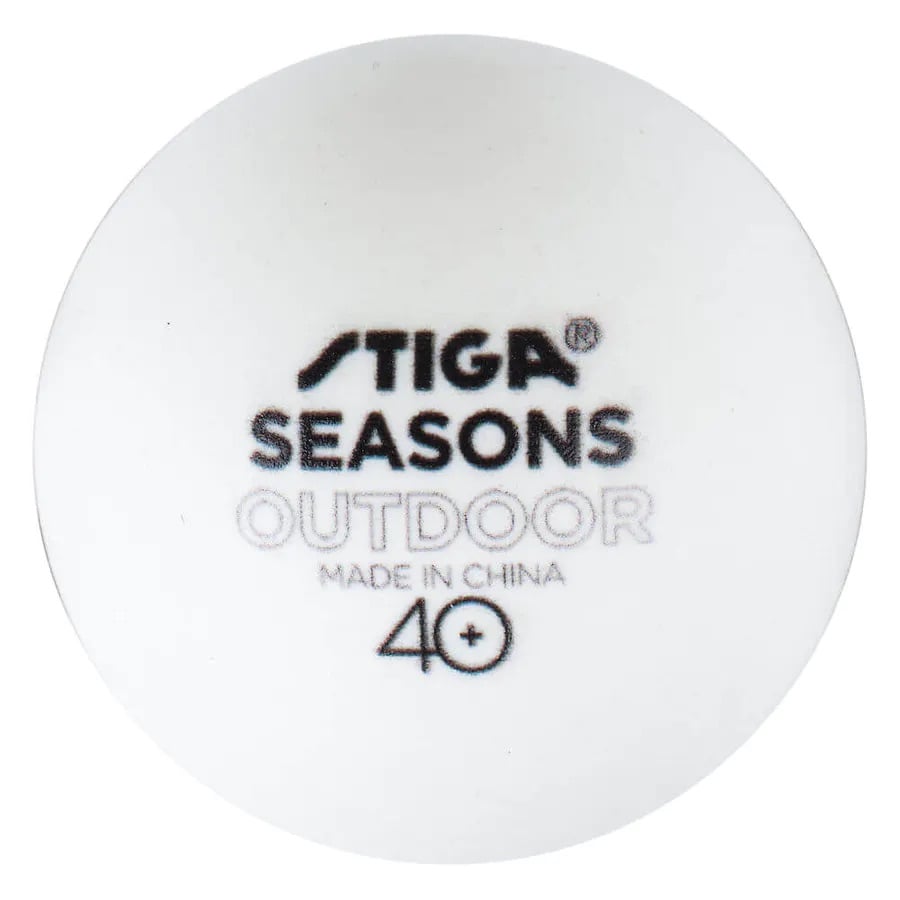 Seasons Outdoor ABS 12-pack White Bordtennisbolde