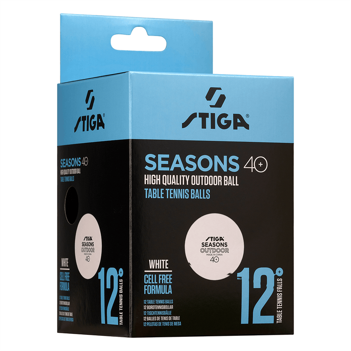 Seasons Outdoor ABS 12-pack White Bordtennisbolde