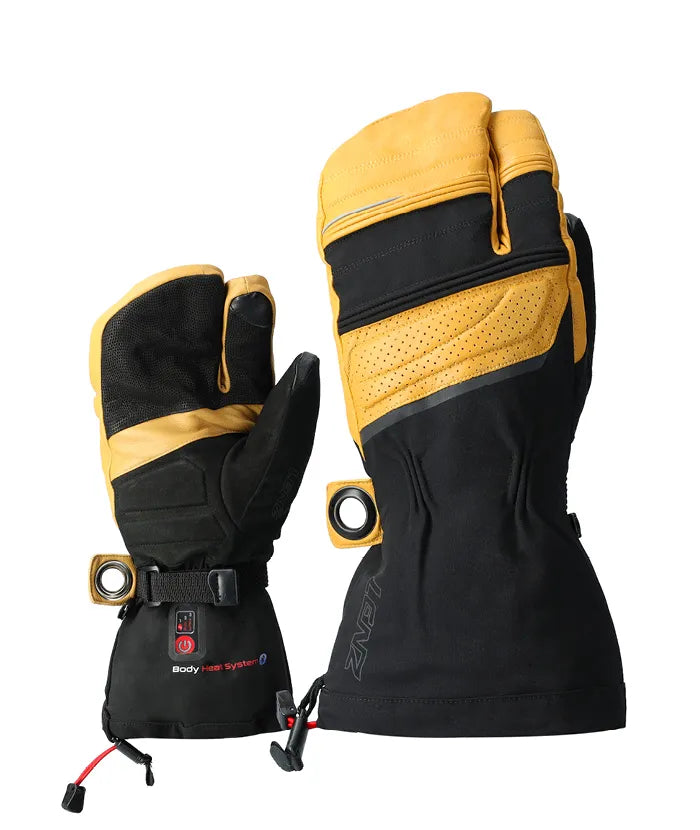 Heat Glove 8.0 Finger Cap Lobster - Black/Yellow