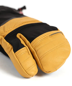 Heat Glove 8.0 Finger Cap Lobster - Black/Yellow