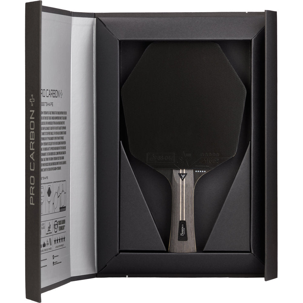 PRO Carbon+ Cybershape 5-Star Bordtennisbat