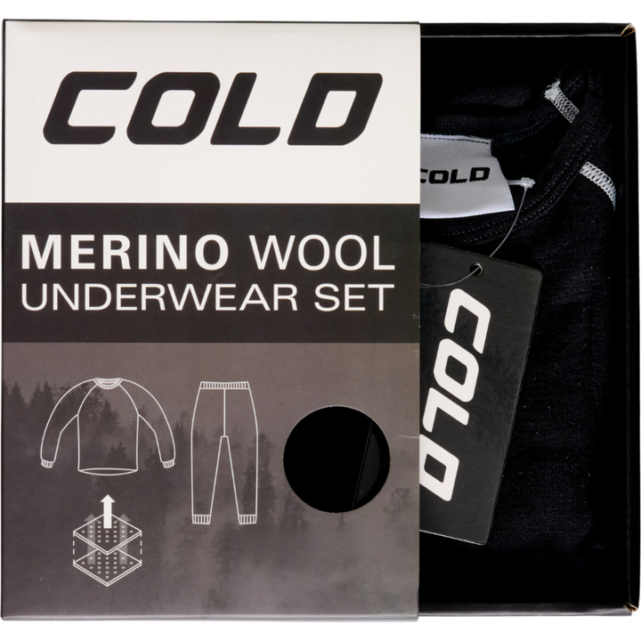 Merino Wool Set Junior Black