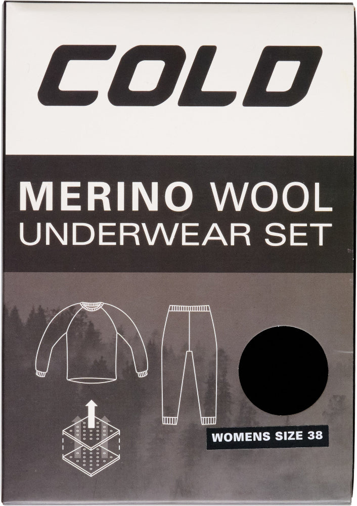 Merino Wool Set Lady Black