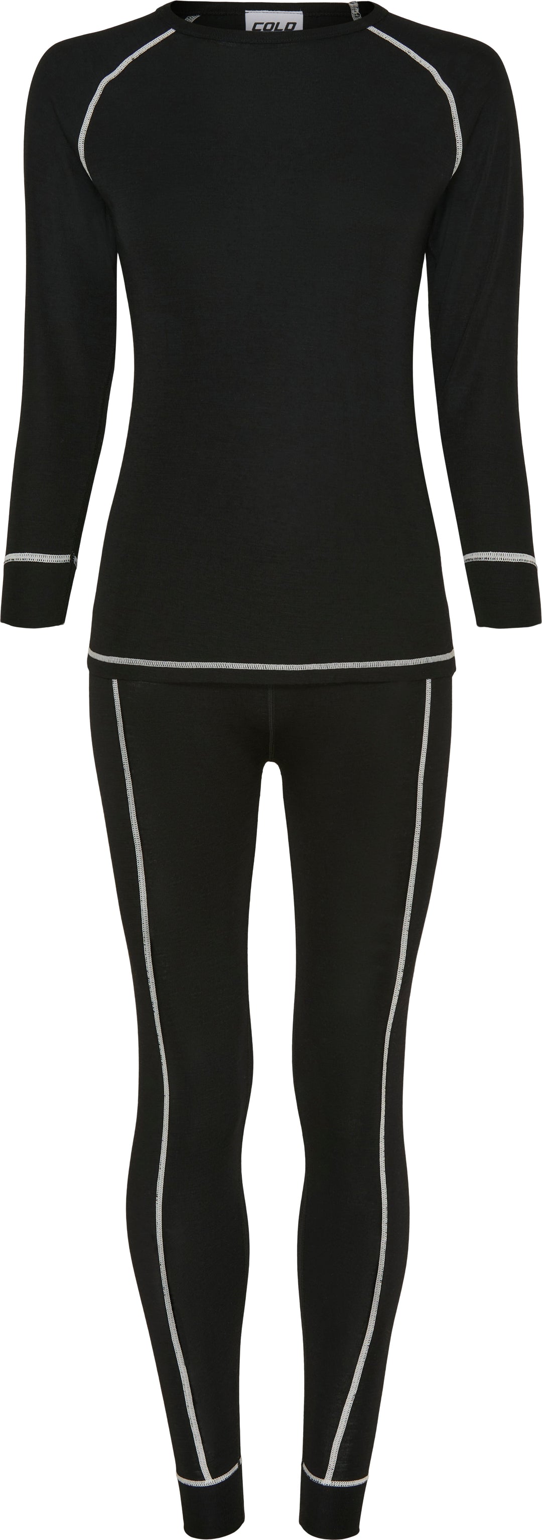 Merino Wool Set Lady Black