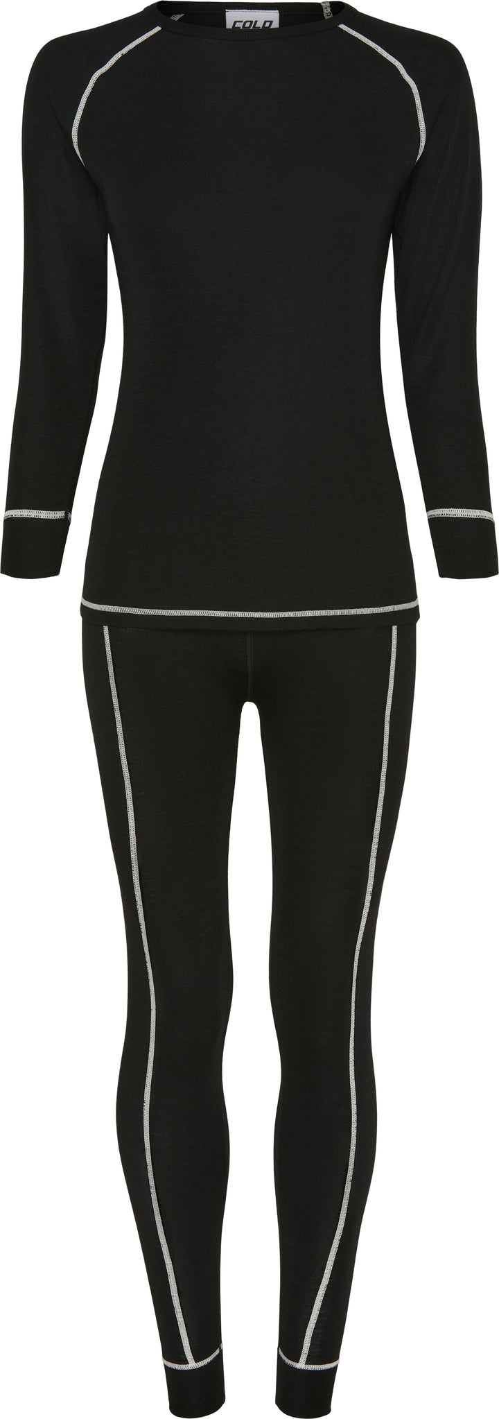 Merino Wool Set Lady Black