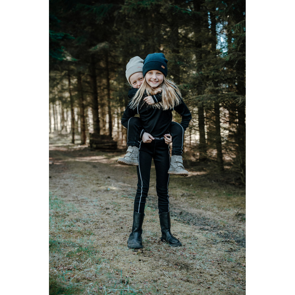 Merino Wool Set Junior Black