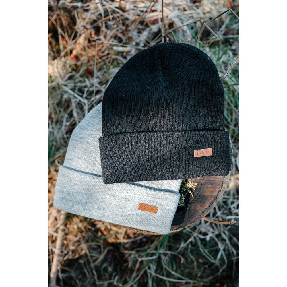 Knitted Beanie - Black