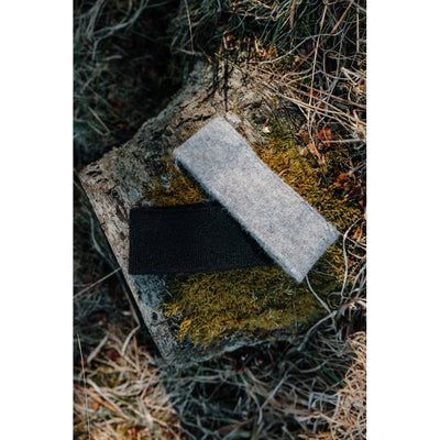 Wool Headband - Black