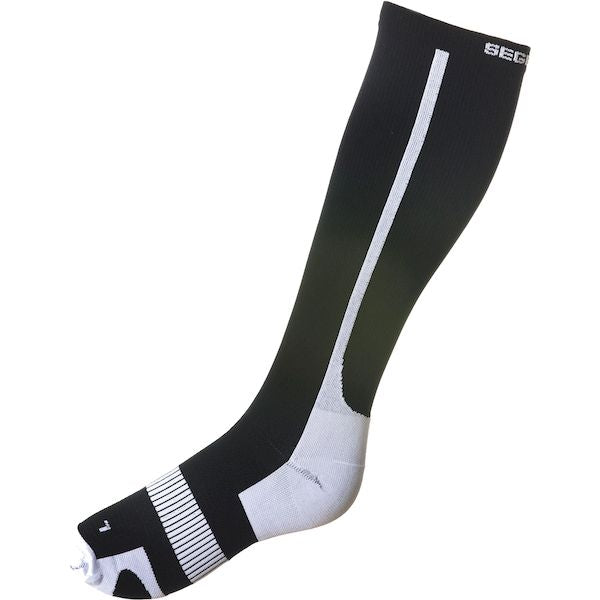 Løbestrømper Compression Comfort Black/White
