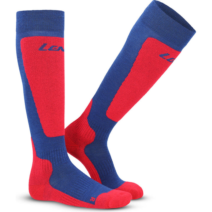 Ski Sock Merino Winter 3 - Blue/Red