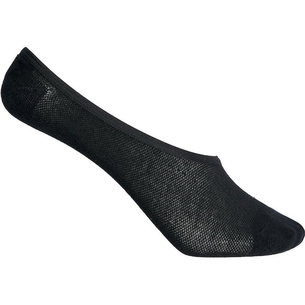 No Show Silicone Strømper Black