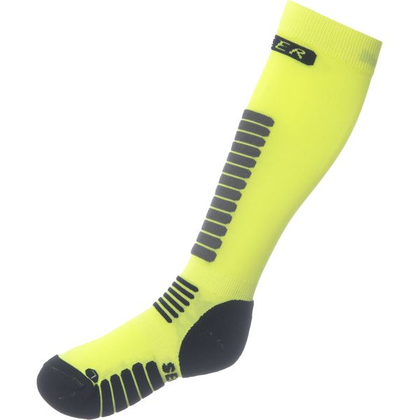 Zone Ski Sock Safety Yellow