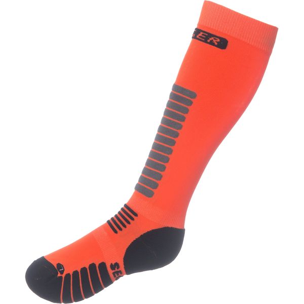 Zone Ski Sock Shock Orange