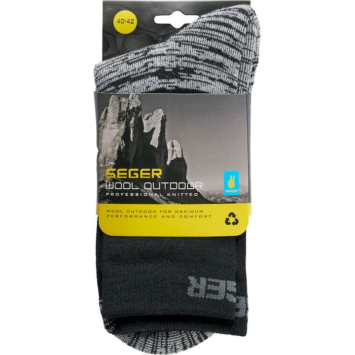 Wool Outdoor Strømper Black