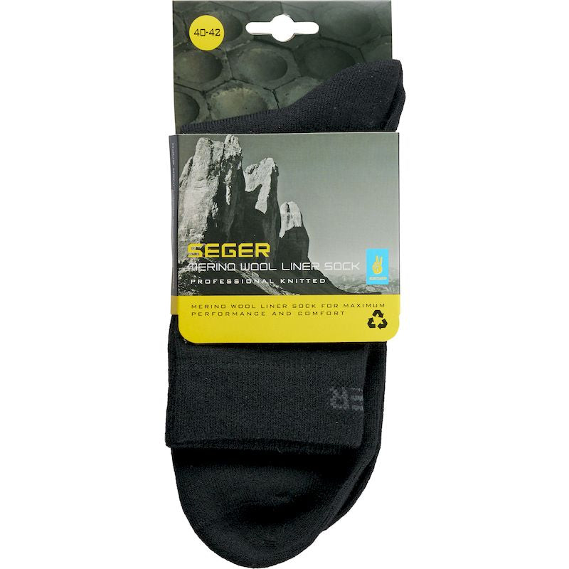 Liner Sock Wool Black