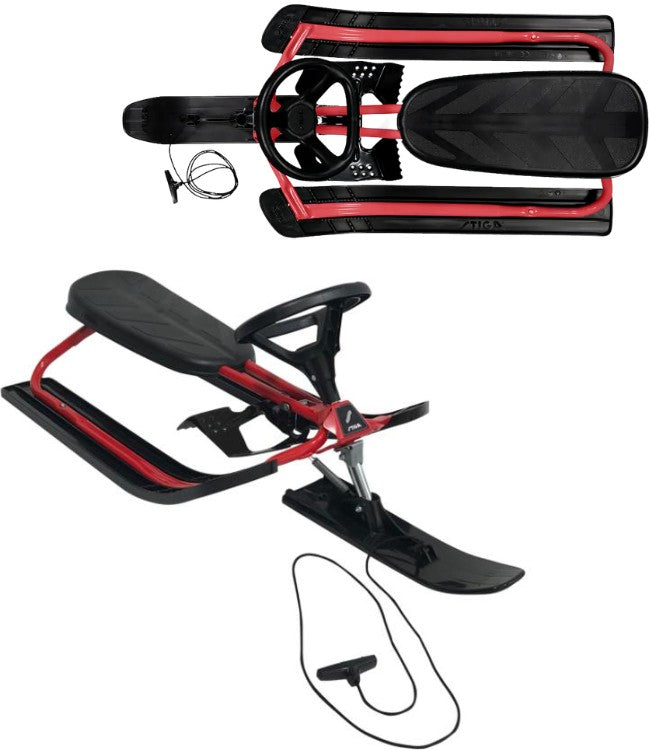 Snowracer ICONIC Red/Black – Rocks ApS