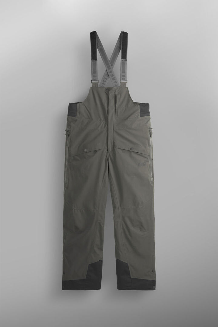 AVENING BIB PANTS - A RAVEN GREY