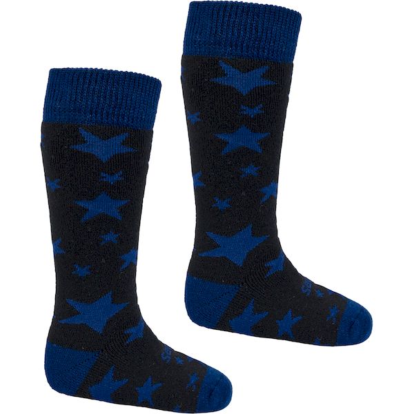 Stars Ski Sock Mid Blue