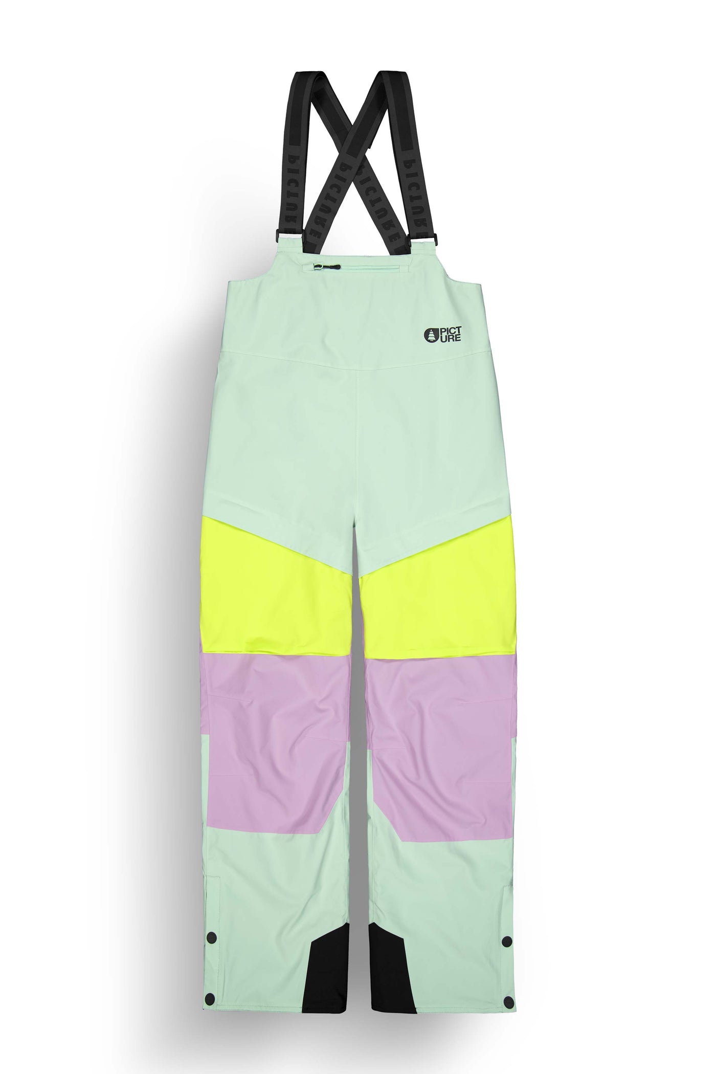 ELWY BIB PANTS - SILT GREEN ORCHID ACID