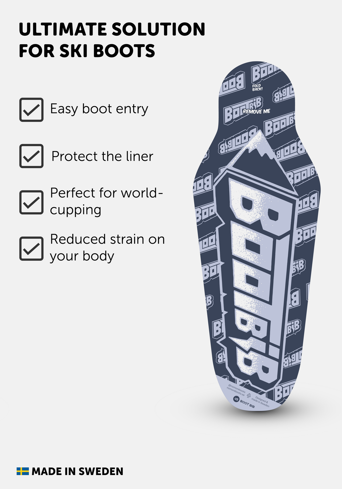 Boot Bib Senior - Retro Blue