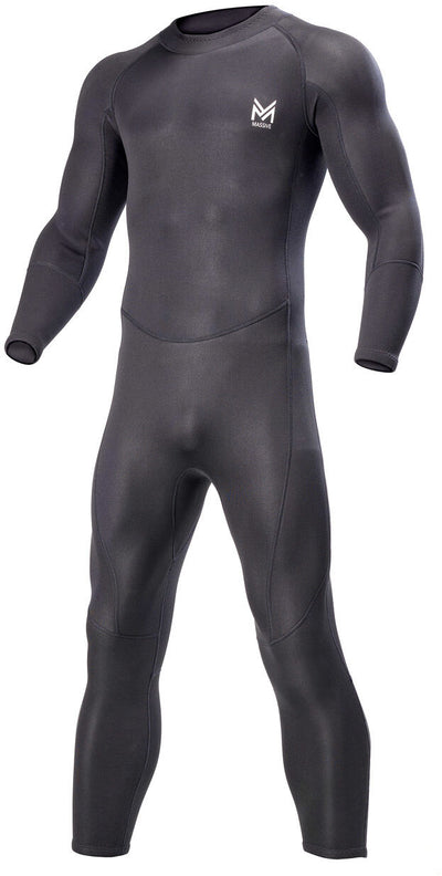 Men Long Wetsuit 3 mm - Black
