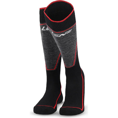 Performance Ski Socks 2-pak - Black/Red