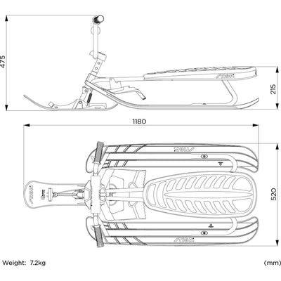 Snowracer Curve Sx Black/Black