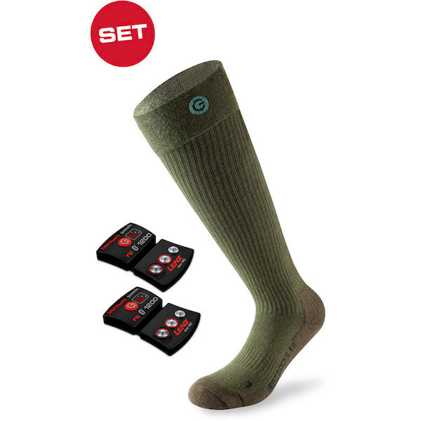 Set of heat sock 4.0 + lithium pack rcB 1200 Green