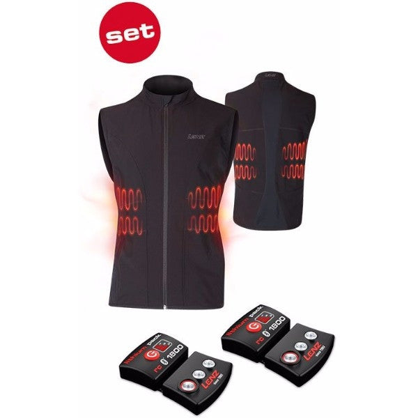 set of heat vest 1.0 men + lithium pack rcB 1800