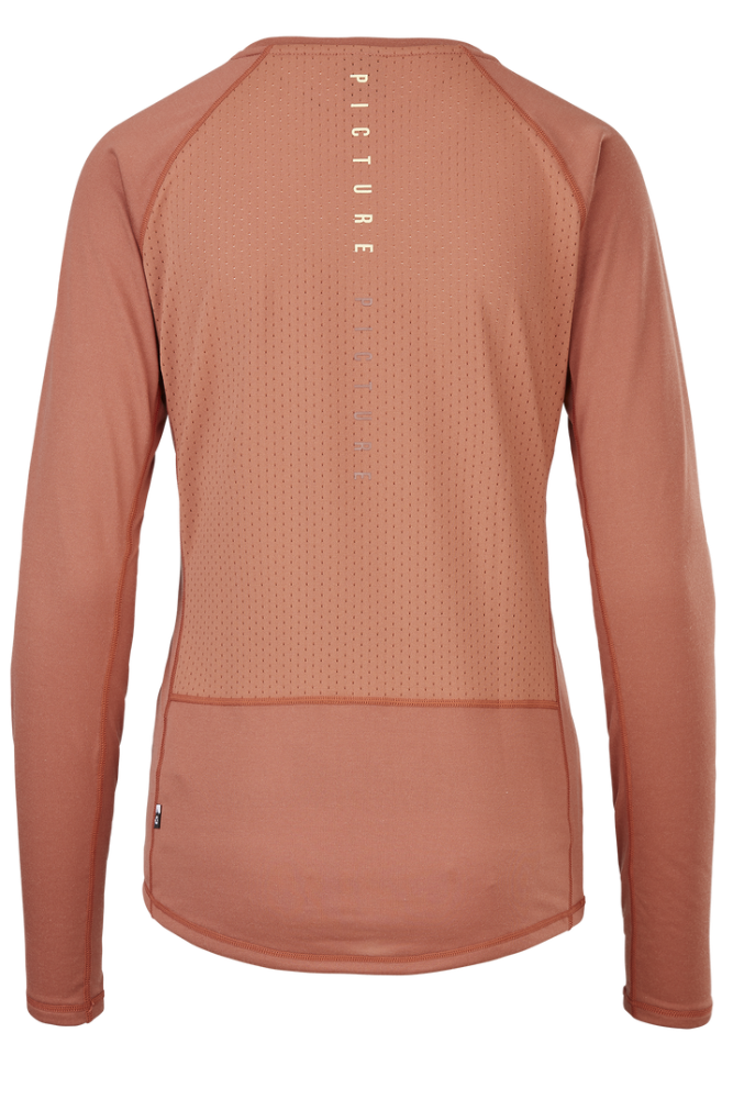 Kiersi LS Tech Tee - B Ceder Wood