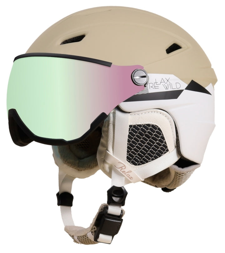 Ski Helmet Relax Stealth RH24K - Beige